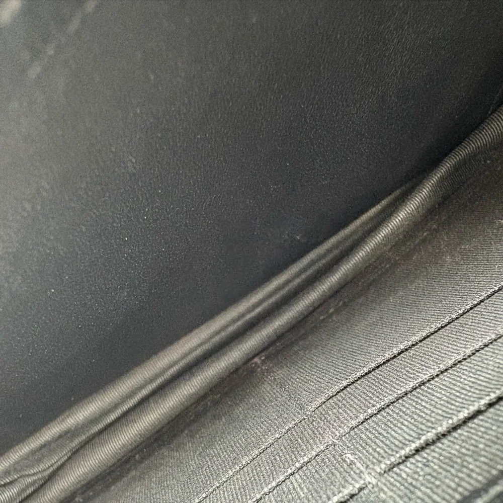 SOLD - CHANEL Wallet on Chain – Black Calfskin, Series 21 (Color Changed) - Picture 10 of 16